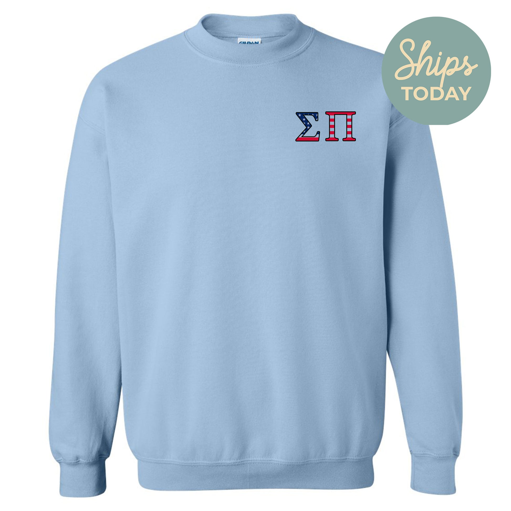 a light blue sweatshirt with the words ship today on it