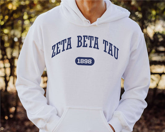 Zeta Beta Tau Fraternal Arch Fraternity Hoodie _ 937g