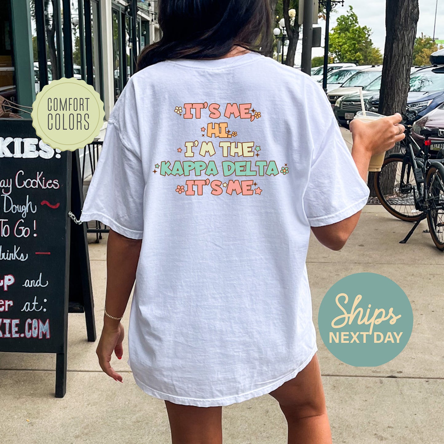 Kappa Delta Signature Chic Comfort Colors Sorority T-shirt _ 35981g