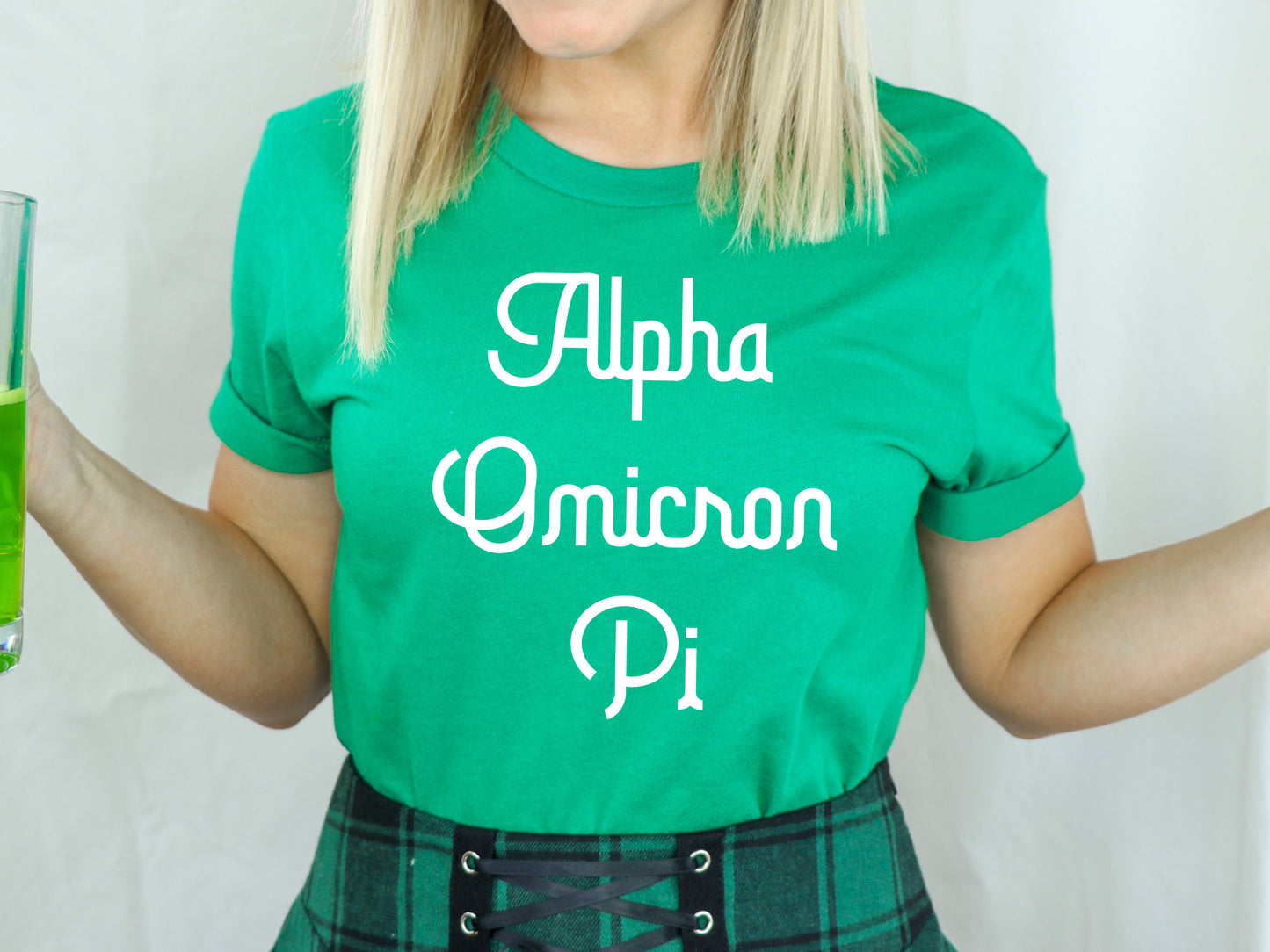 Alpha Omicron Pi All About That Pop Sorority T-shirt _ 2685g