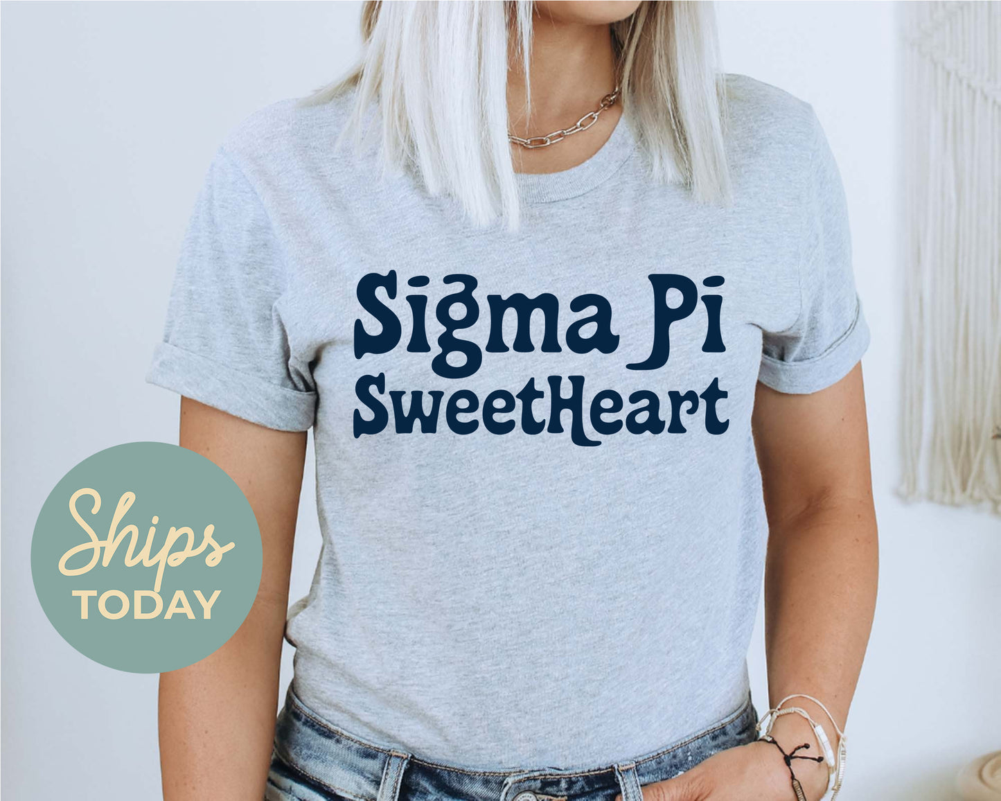 Sigma Pi Trendy Sweetheart Fraternity T-shirt _ 2014g