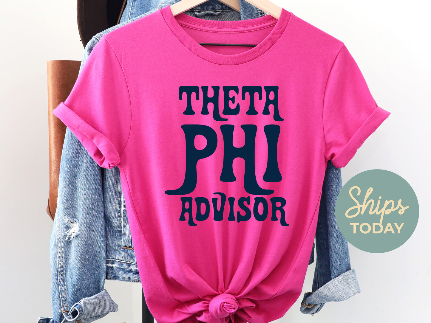 Theta Phi Alpha Best Advisor Sorority T-shirt _ 3121g