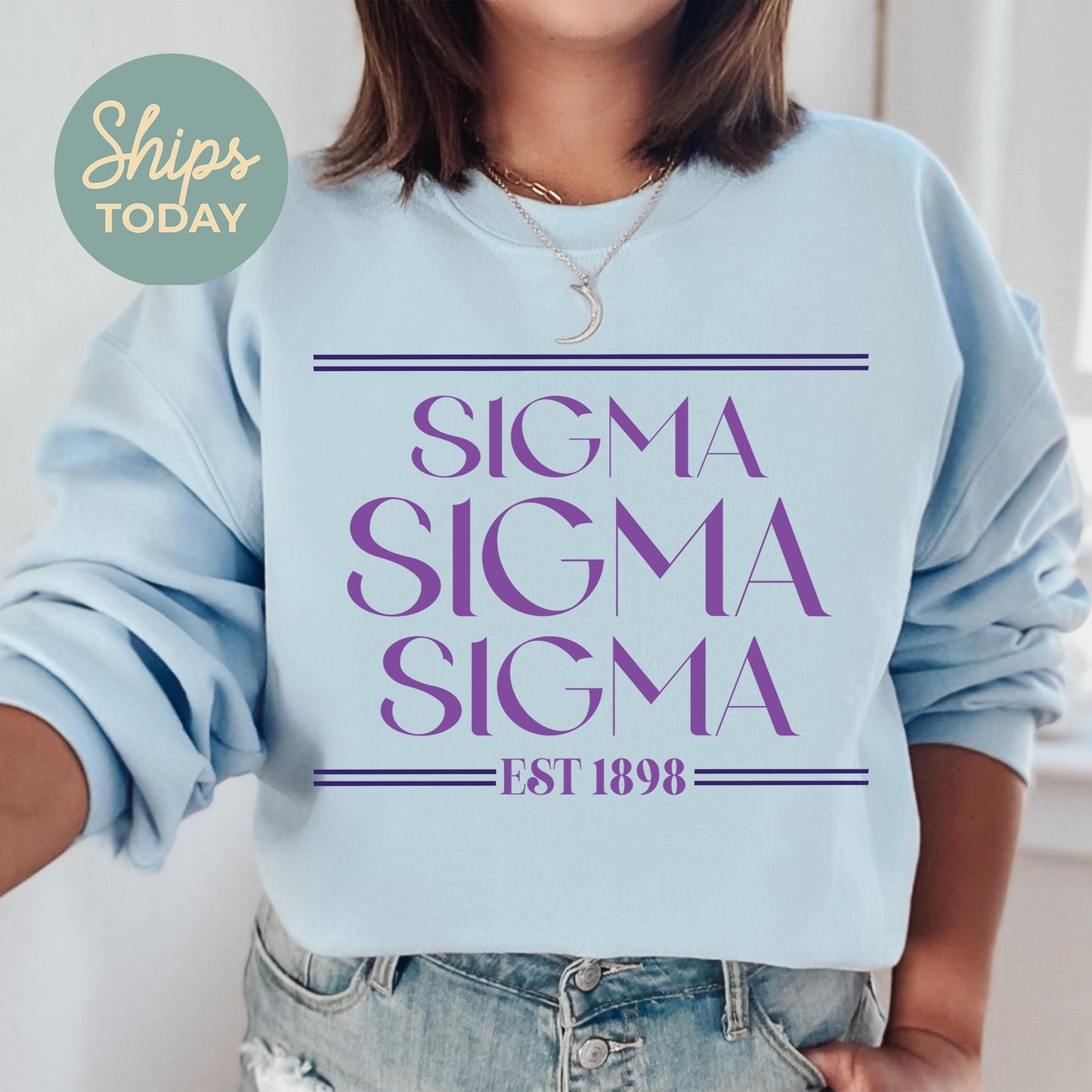 Sigma Sigma Sigma Greek Harmony Sorority Sweatshirt _ 34987g