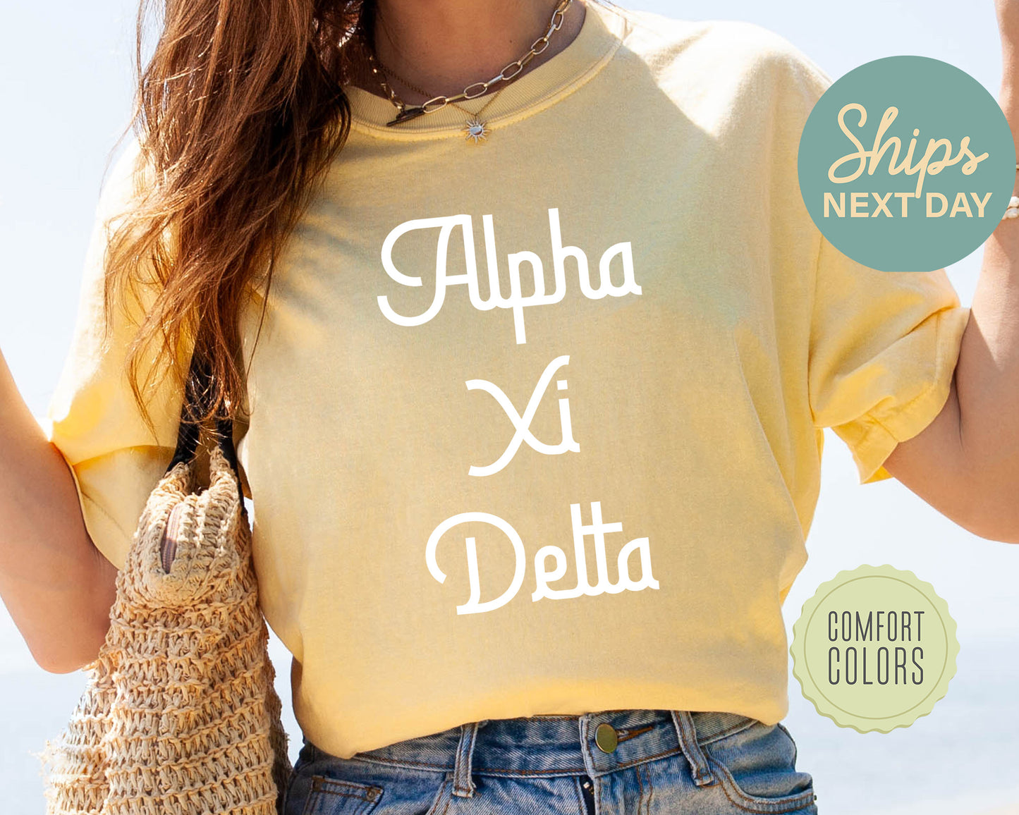 Alpha Xi Delta All About That Pop Comfort Colors Sorority T-shirt _ 2689g