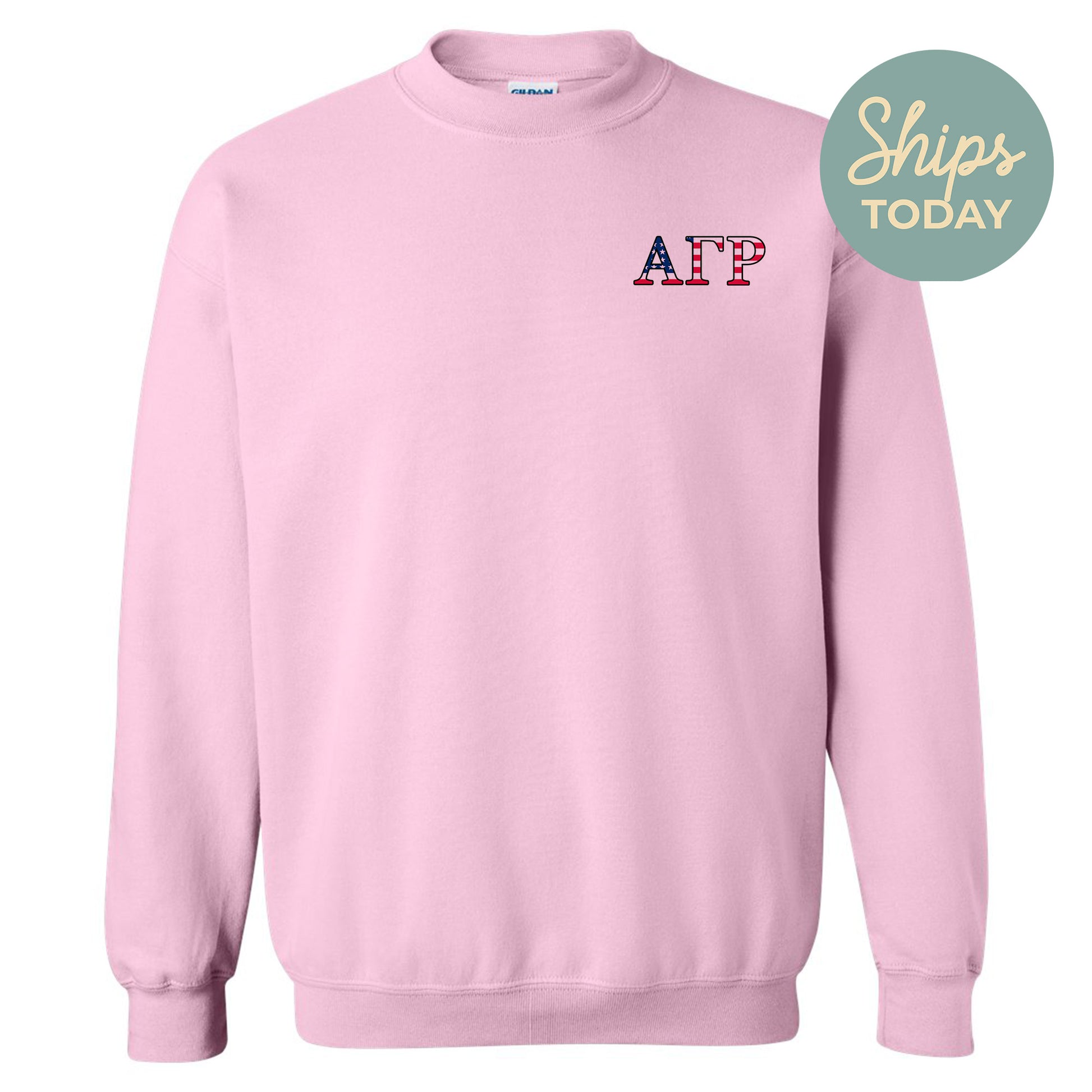 a pink sweatshirt with the words shop today on it