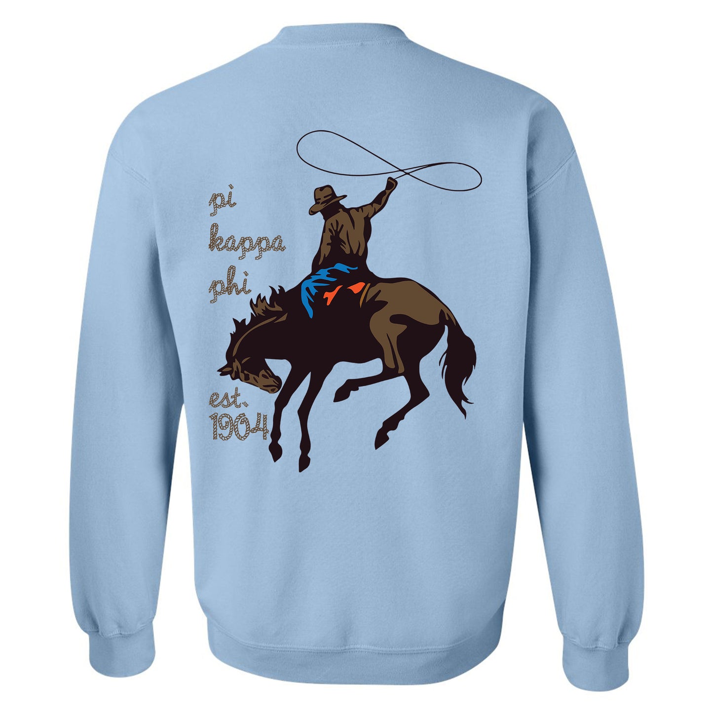 Pi Kappa Phi Cowboy Fraternity Sweatshirt _ 31199g