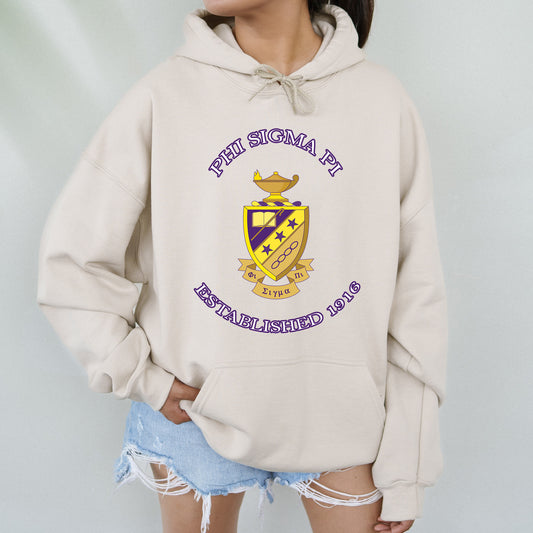 Phi Sigma Pi Iconic Insignia COED Hoodie _ 35675g