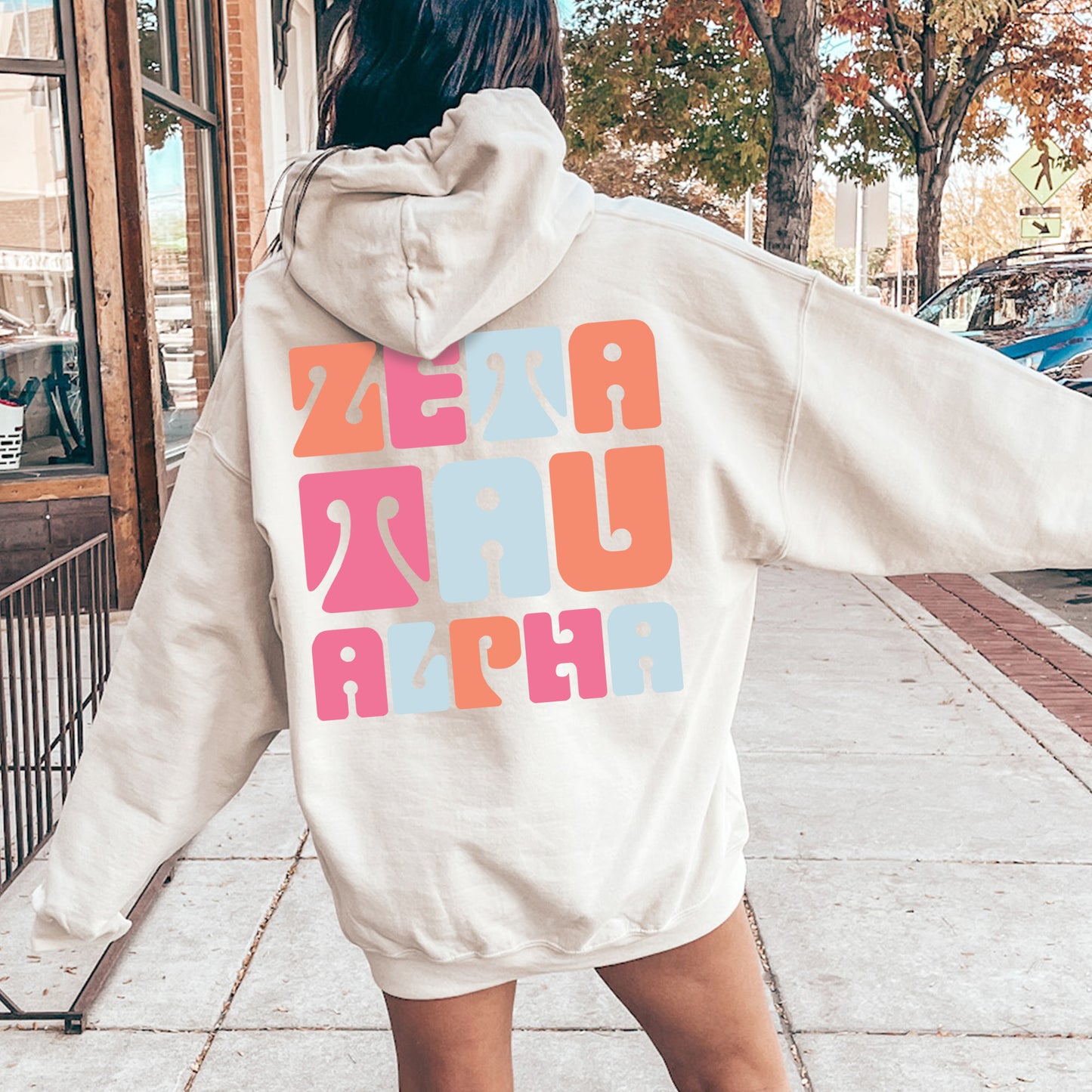 Zeta Tau Alpha Vibrant Verve Sorority Hoodie _ 32626g