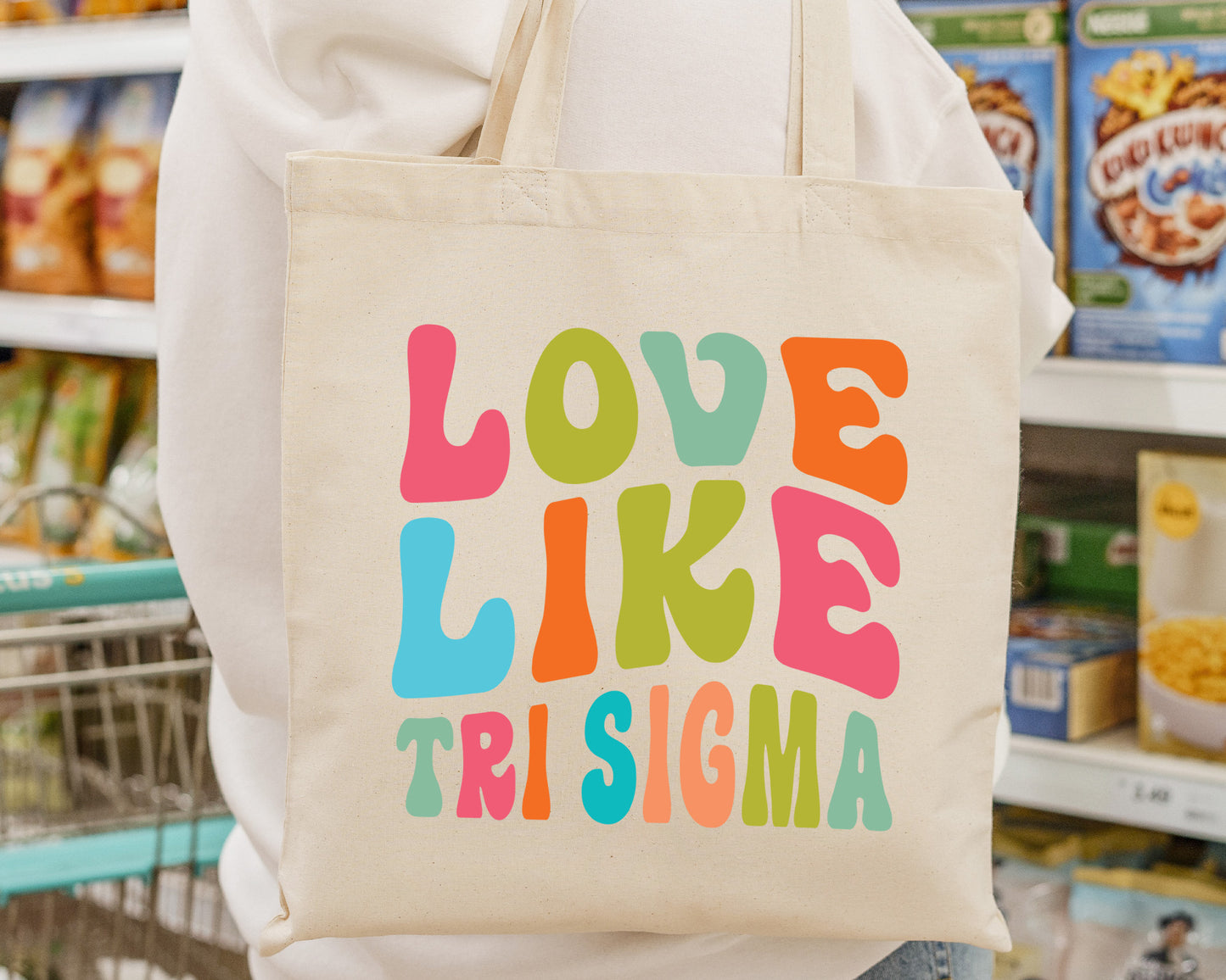 Sigma Sigma Sigma Love Like Sorority Tote Bag _ 34357g
