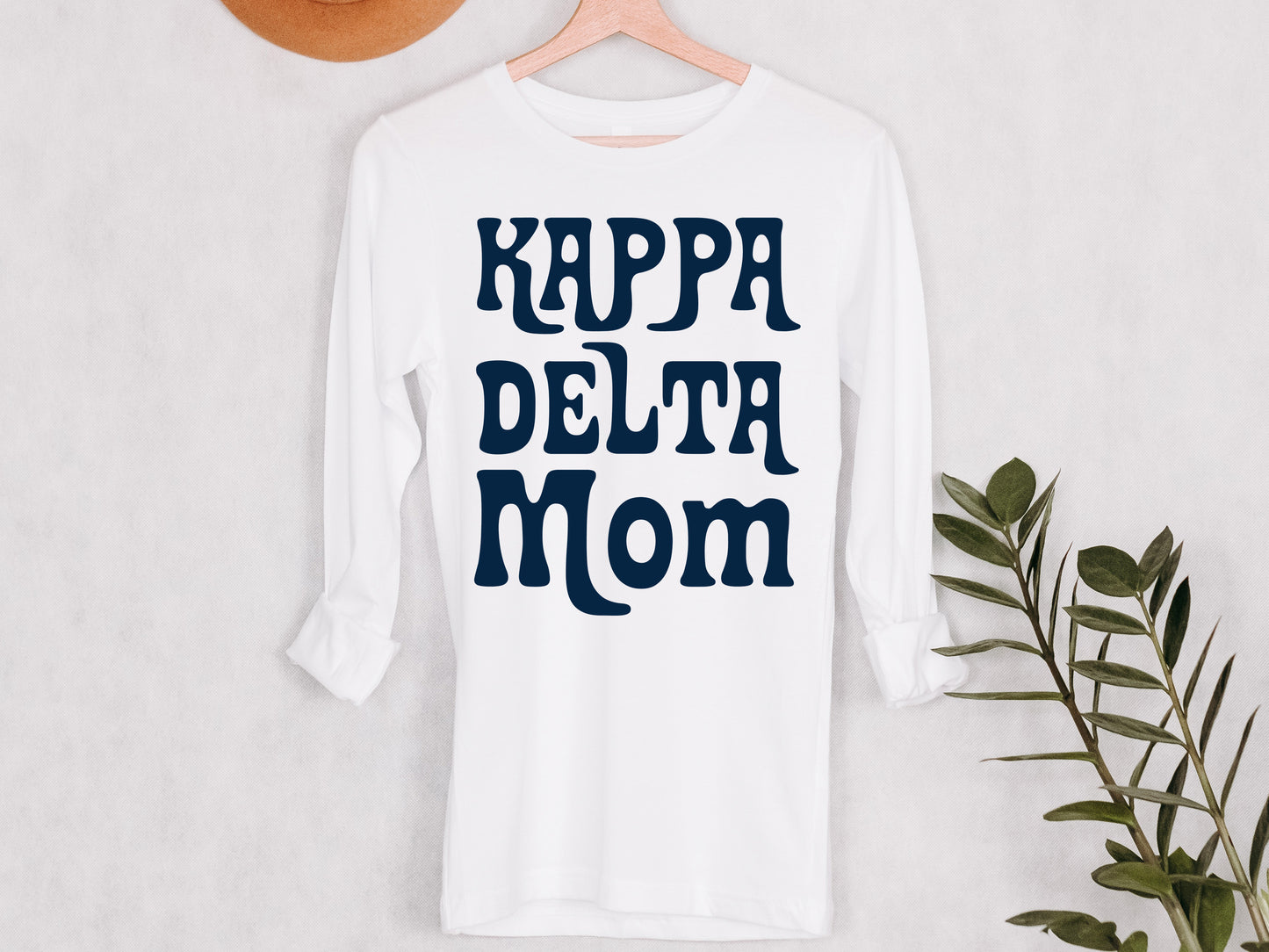 Kappa Delta Got it from my Mom Sorority Long Sleeve T-shirt _ 3087g