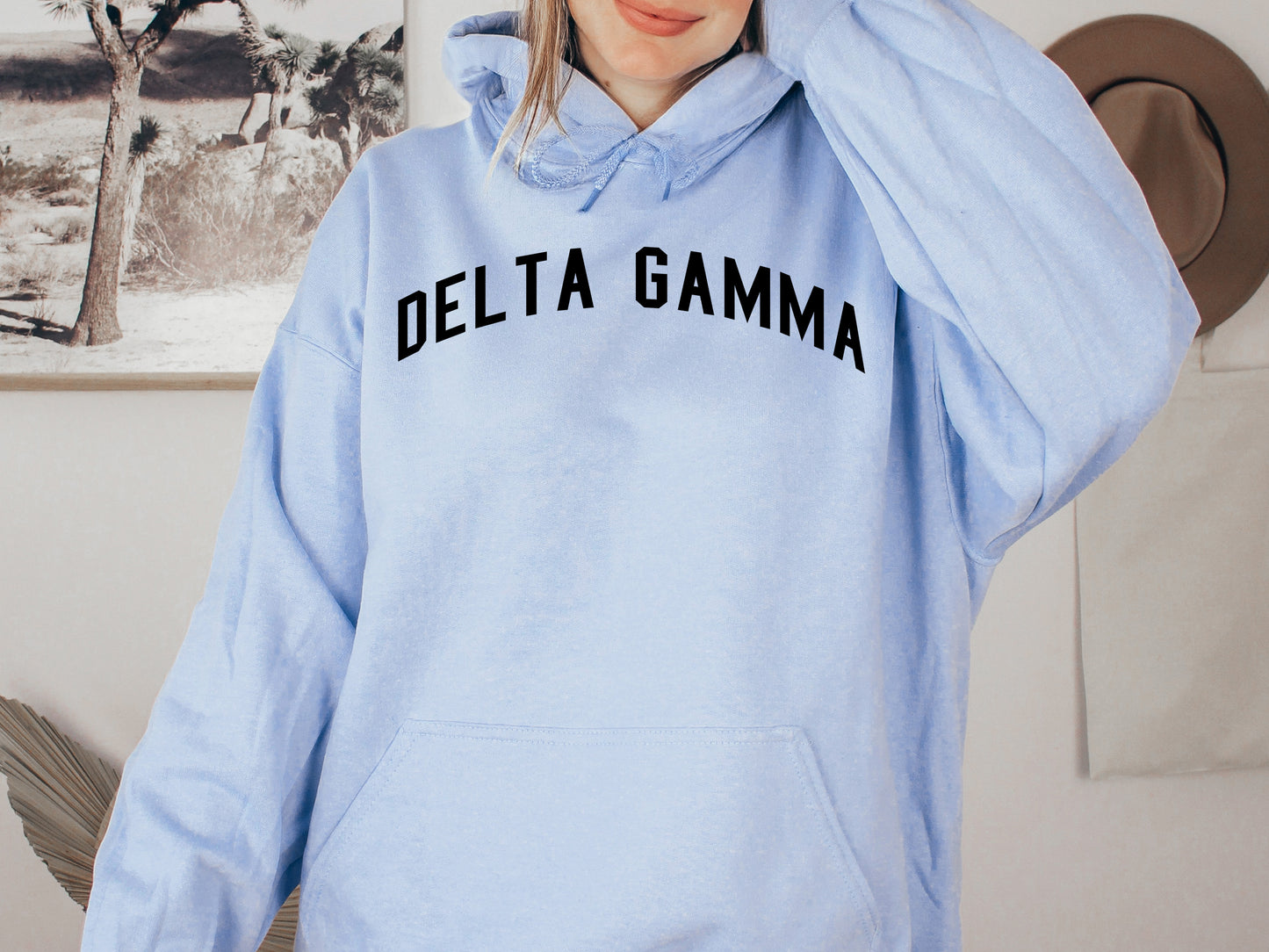 Delta Gamma Just Bold Sorority Hoodie _ 2380g