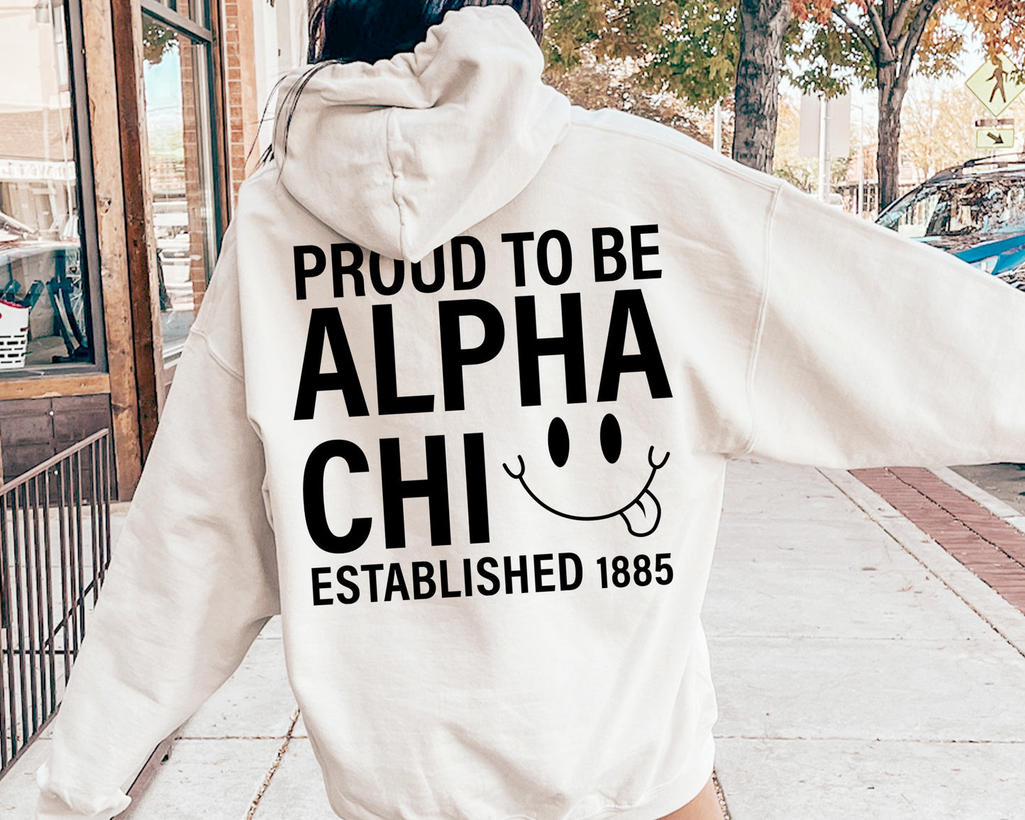 Alpha Chi Omega Proud to Be Sorority Hoodie _ 33128g