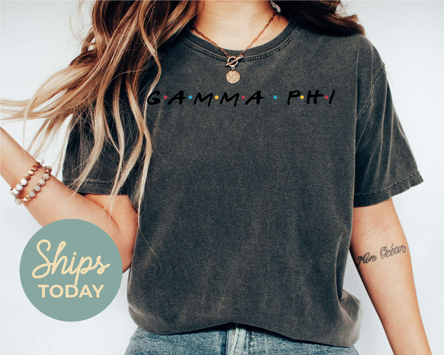 Gamma Phi Beta Friends Frenzy Sorority T-shirt _ 30660g