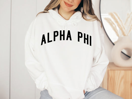 Alpha Phi Just Bold Sorority Hoodie _ 2374g