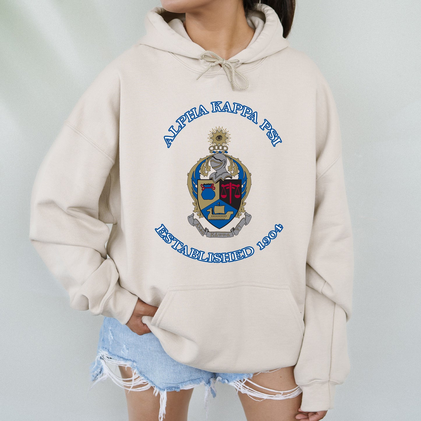 Alpha Kappa Psi Iconic Insignia COED Hoodie _ 35664g