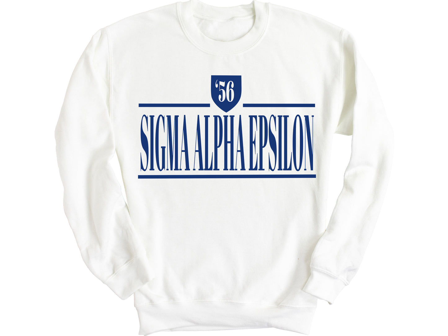 Sigma Alpha Epsilon Shield Fraternity Sweatshirt _ 1203g