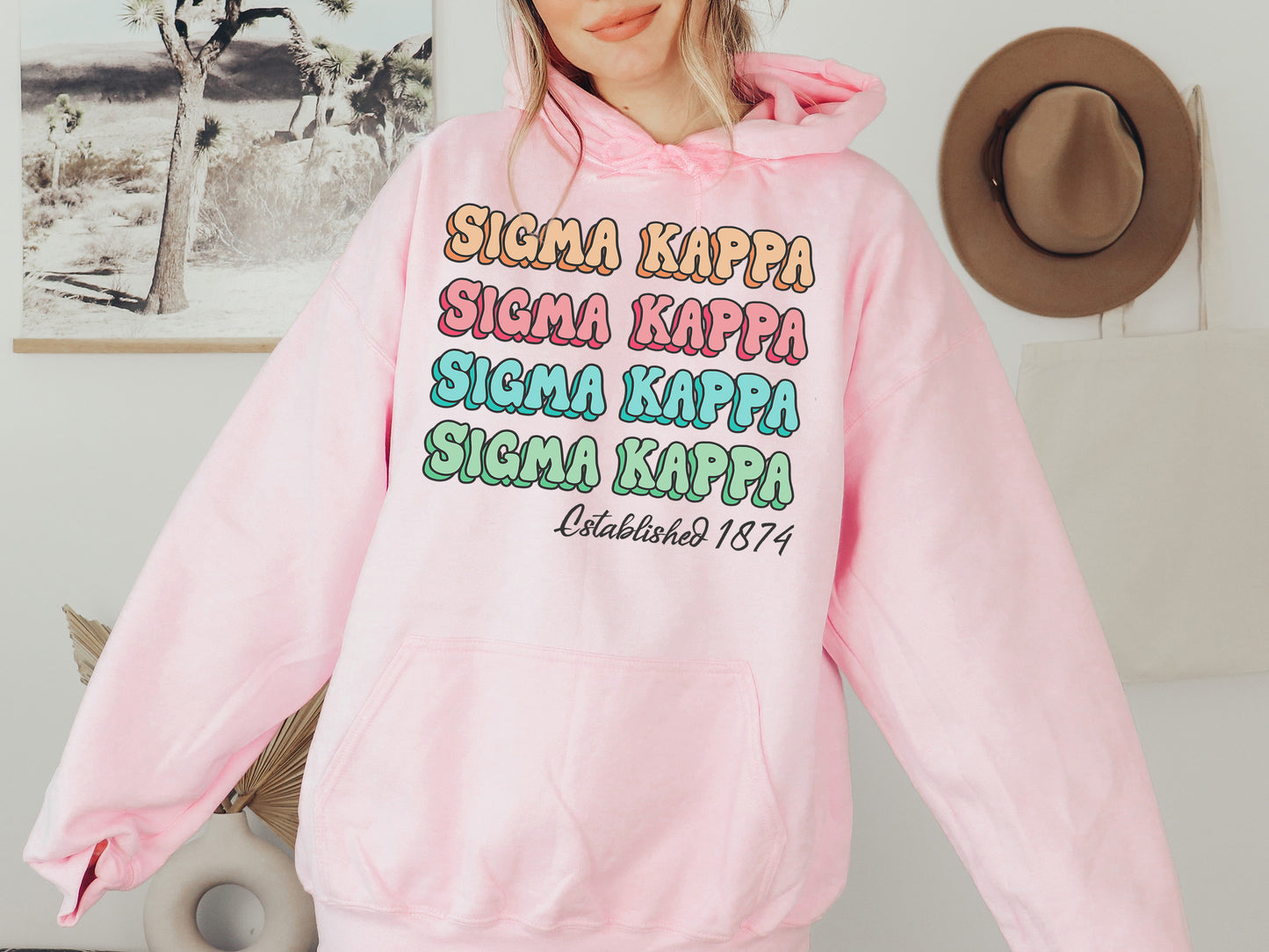 Sigma Kappa Lucy Sorority Hoodie _ 280g