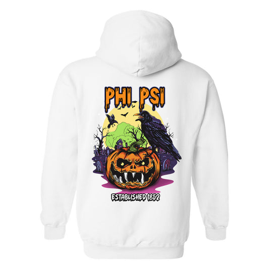 Phi Kappa Psi Halloween Bats Fraternity Hoodie _ 36267g