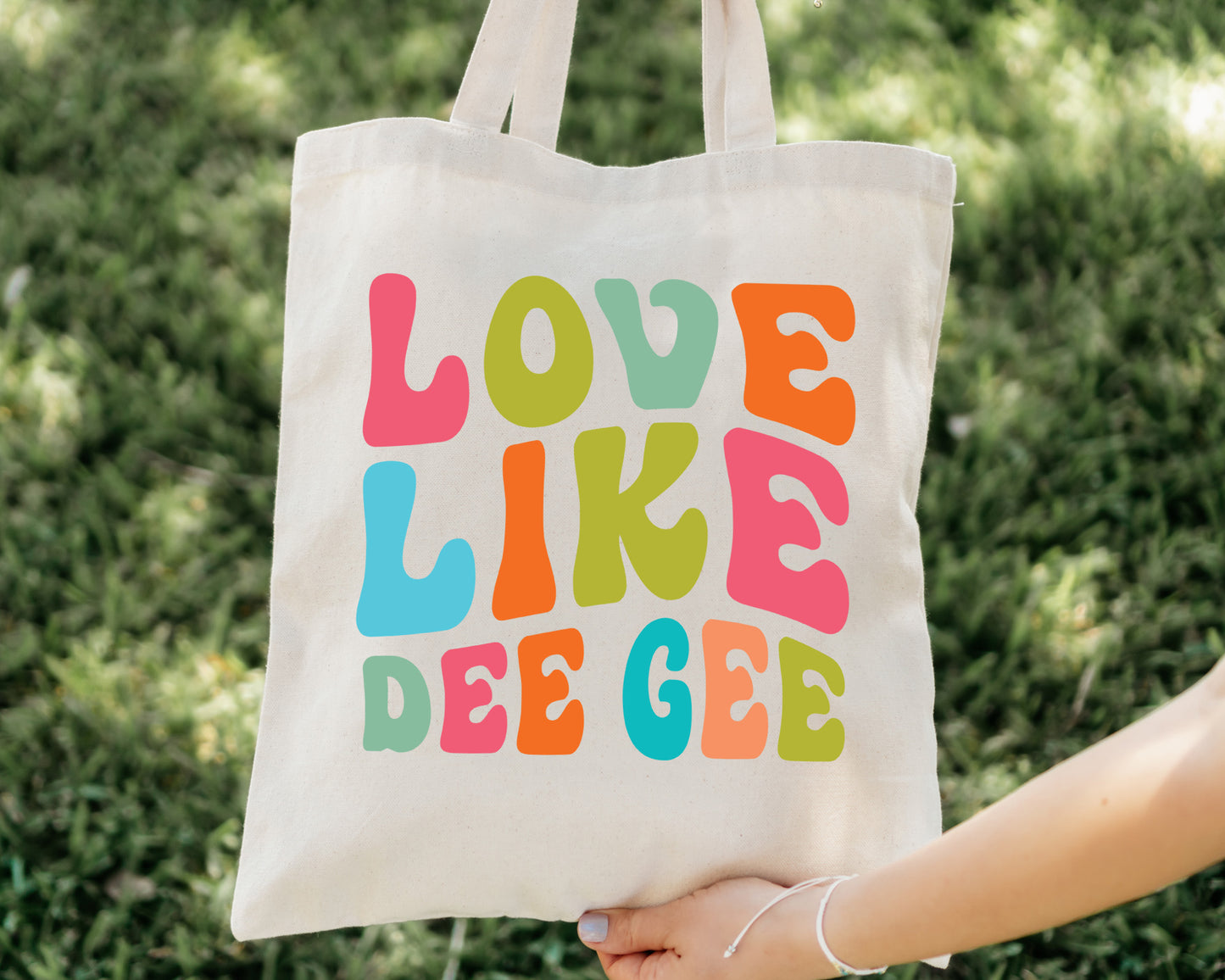 Delta Gamma Love Like Sorority Tote Bag _ 34345g