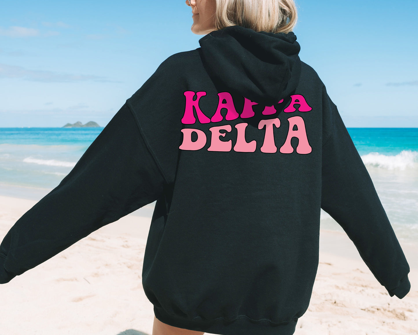 Kappa Delta Shades of Pink Sorority Hoodie _ 32988g