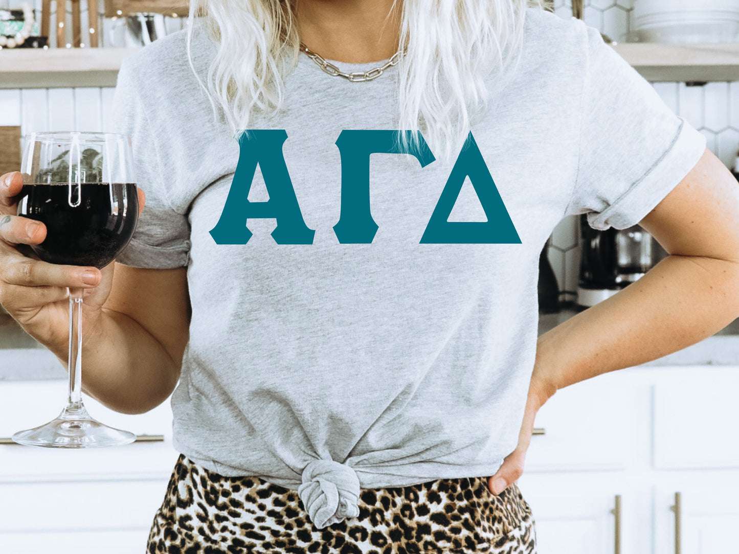 Alpha Gamma Delta Back to the Basics Sorority T-shirt _ 625g