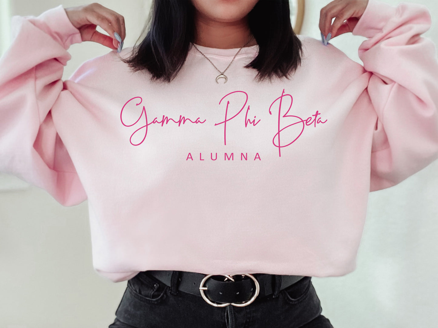 Gamma Phi Beta Simple and Sweet Alumna Sorority Sweatshirt _ 506g