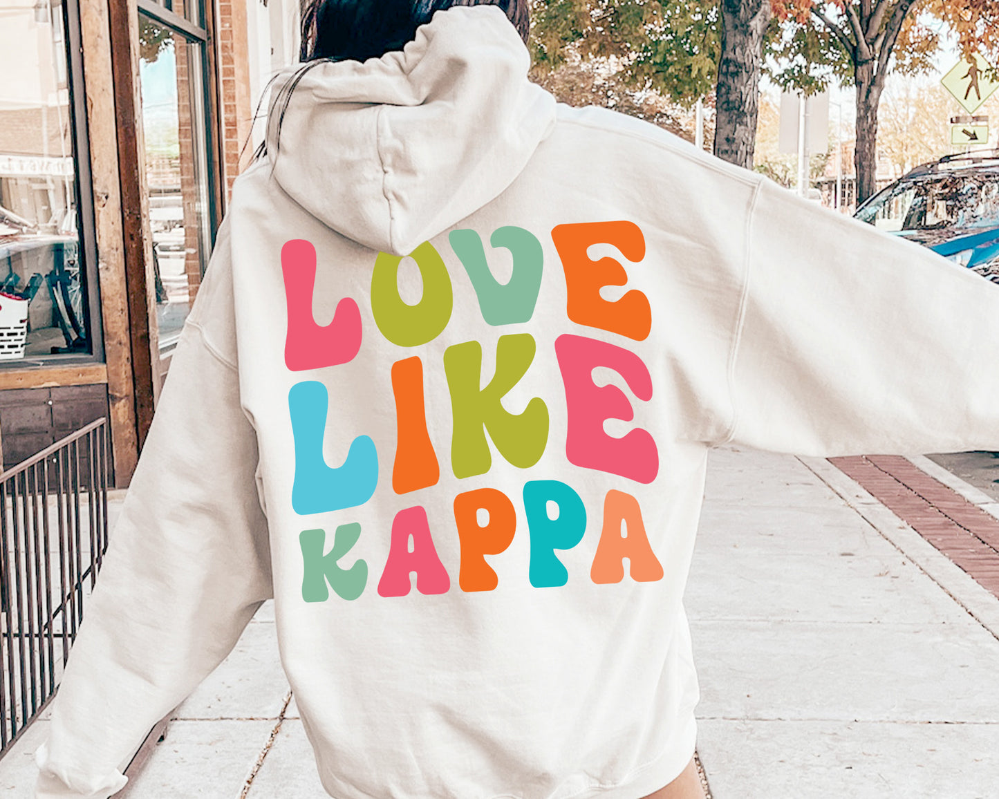 Kappa Kappa Gamma Blissful and Vibrant Sorority Hoodie _ 33171g
