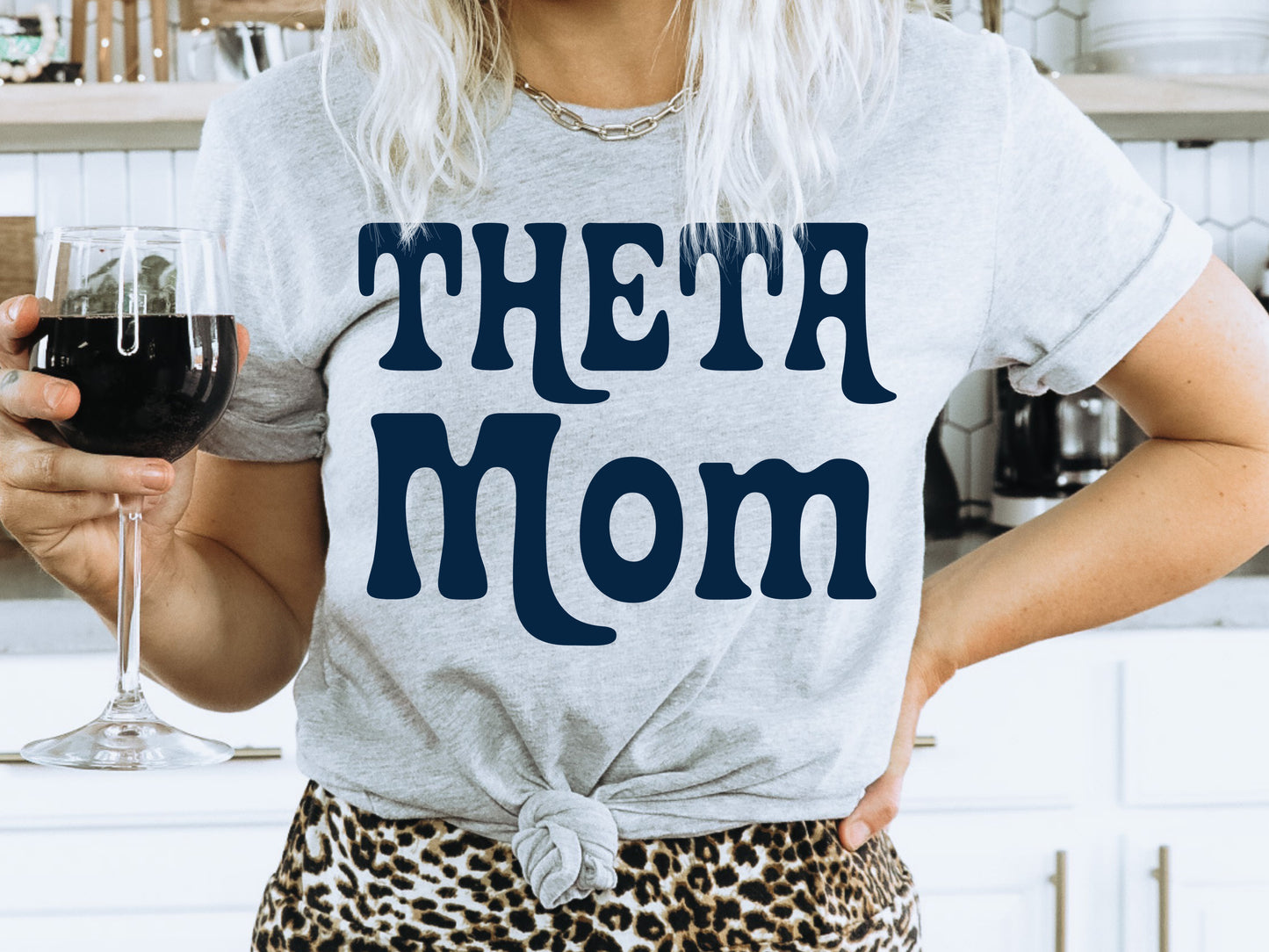 Kappa Alpha Theta Got it from my Mom Sorority T-shirt _ 3086g