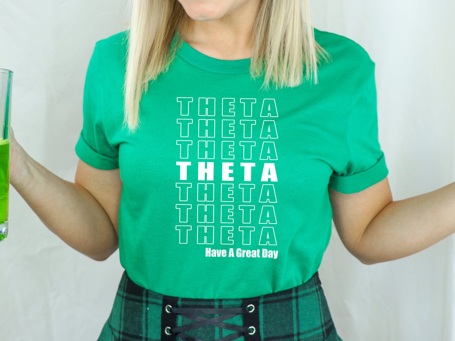 Kappa Alpha Theta Have a Great Day Sorority T-shirt _ 2123g