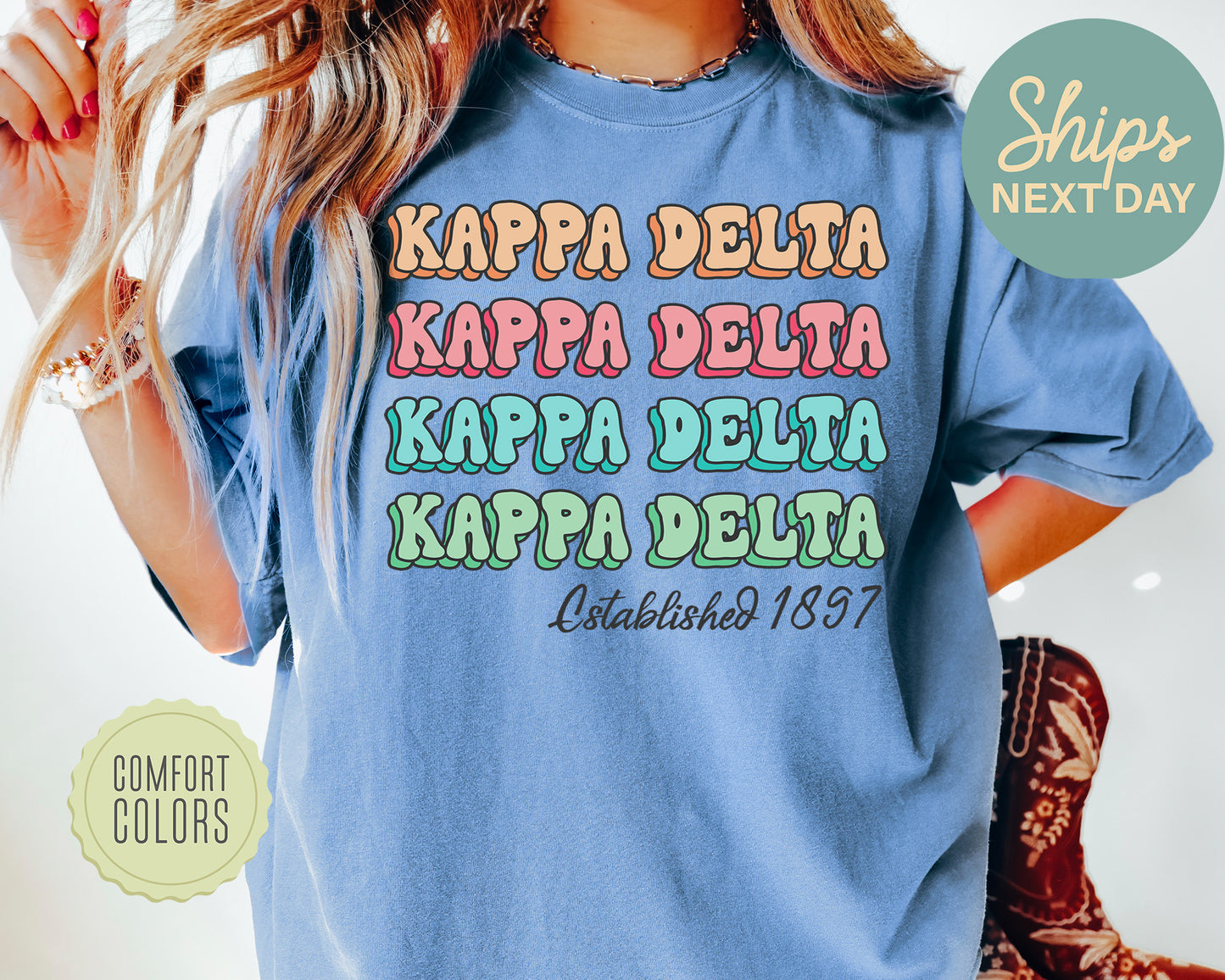 Kappa Delta Lucy Comfort Colors Sorority T-shirt _ 274g