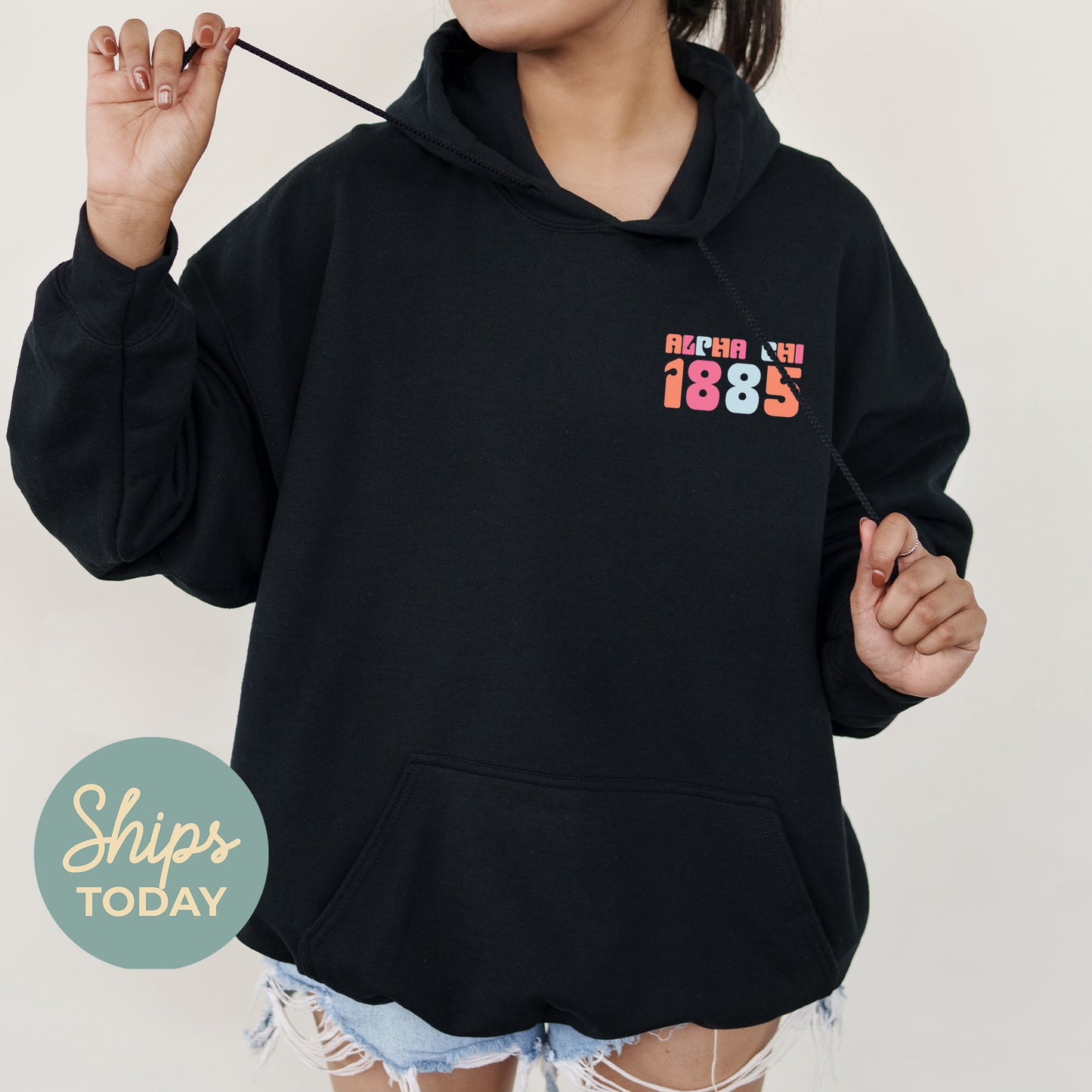 Alpha Chi Omega Vibrant Verve Sorority Hoodie _ 32601g