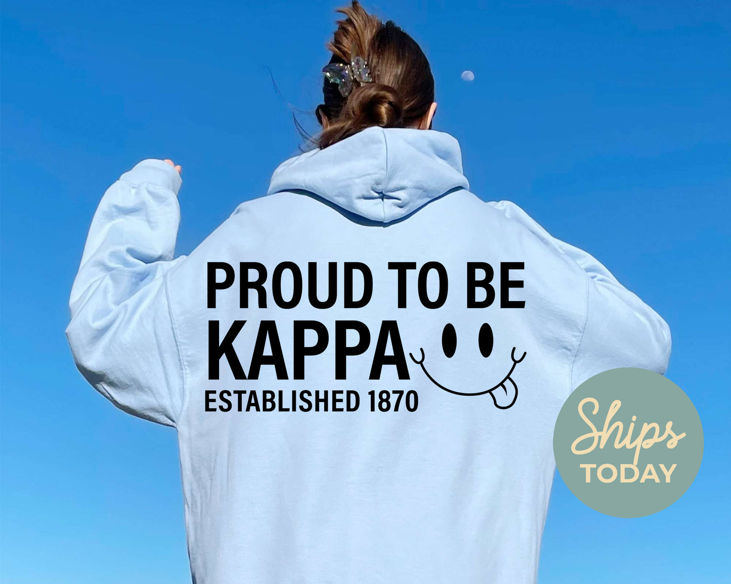 Kappa Kappa Gamma Proud to Be Sorority Hoodie  _ 33145g