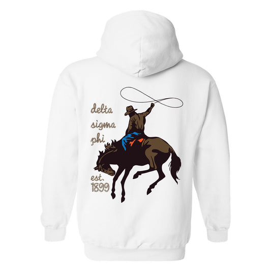 Delta Sigma Phi Cowboy Fraternity Hoodie _ 31187g
