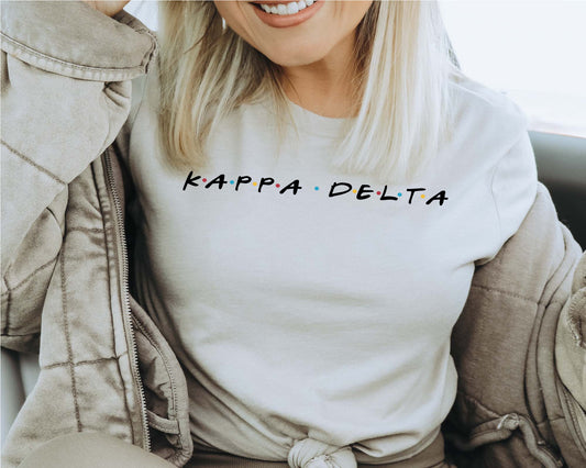 Kappa Delta Friends Frenzy Sorority T-shirt _ 30662g