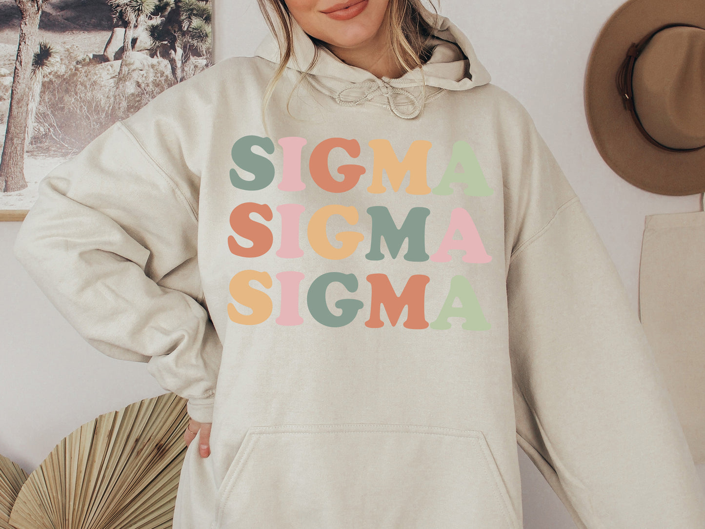 Sigma Sigma Sigma Bright and Proud Sorority Hoodie _ 437g