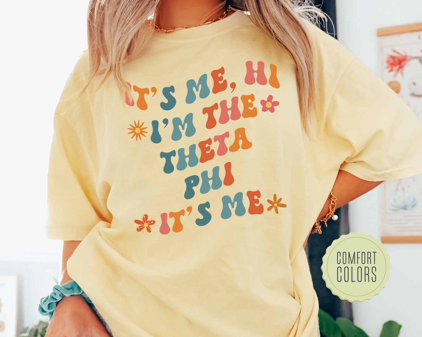Theta Phi Alpha Style Comfort Colors Sorority T-shirt _ 36015g