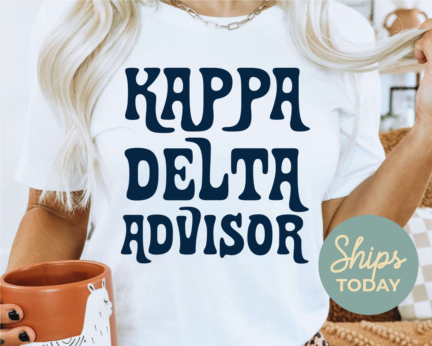 Kappa Delta Best Advisor Sorority T-shirt _ 3113g