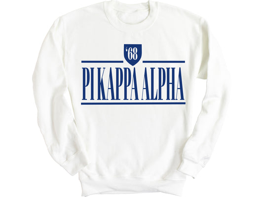 Pi Kappa Alpha Shield Fraternity Sweatshirt _ 1201g
