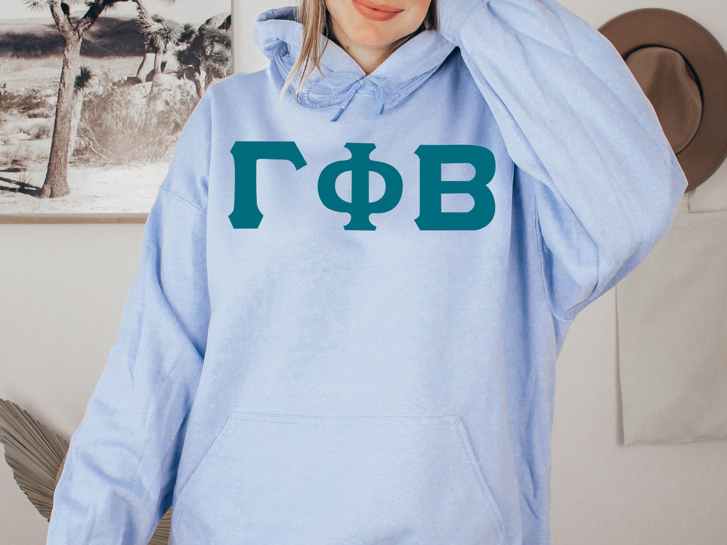 Gamma Phi Beta Back to the Basics Sorority Hoodie _ 636g