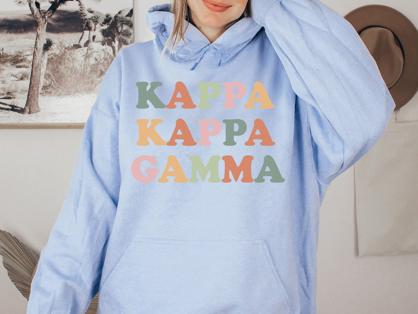 Kappa Kappa Gamma Bright and Proud Sorority Hoodie _ 431g