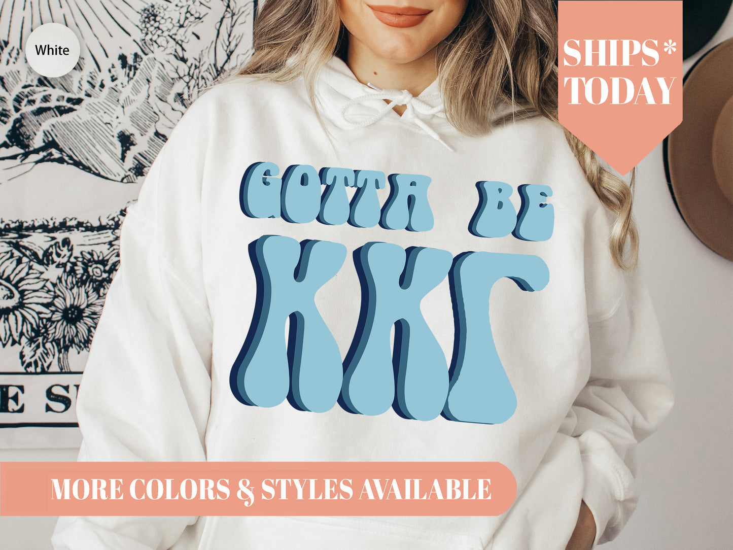 Kappa Kappa Gamma They've Gotta Be Sorority Hoodie _ 353g