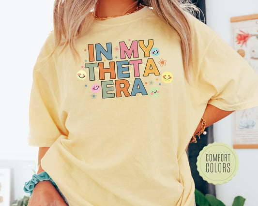 Kappa Alpha Theta Sorority Era Comfort Colors Sorority T-shirt _ 35452g