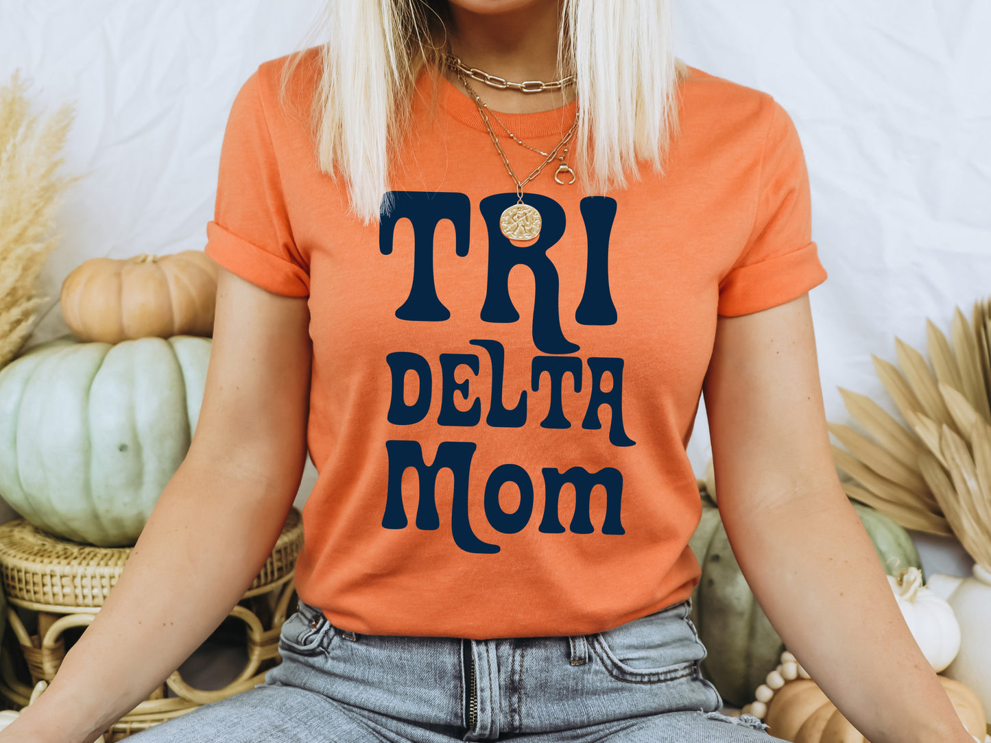 Delta Delta Delta Got it from my Mom Sorority T-shirt _ 3081g