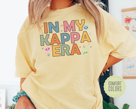 Kappa Kappa Gamma Sorority Era Comfort Colors Sorority T-shirt _ 35454g