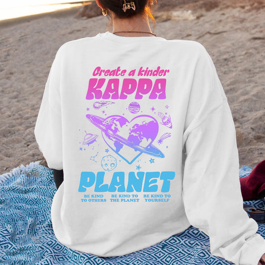 Kappa Kappa Gamma Ombre Worlds Sorority Sweatshirt _ 35558g