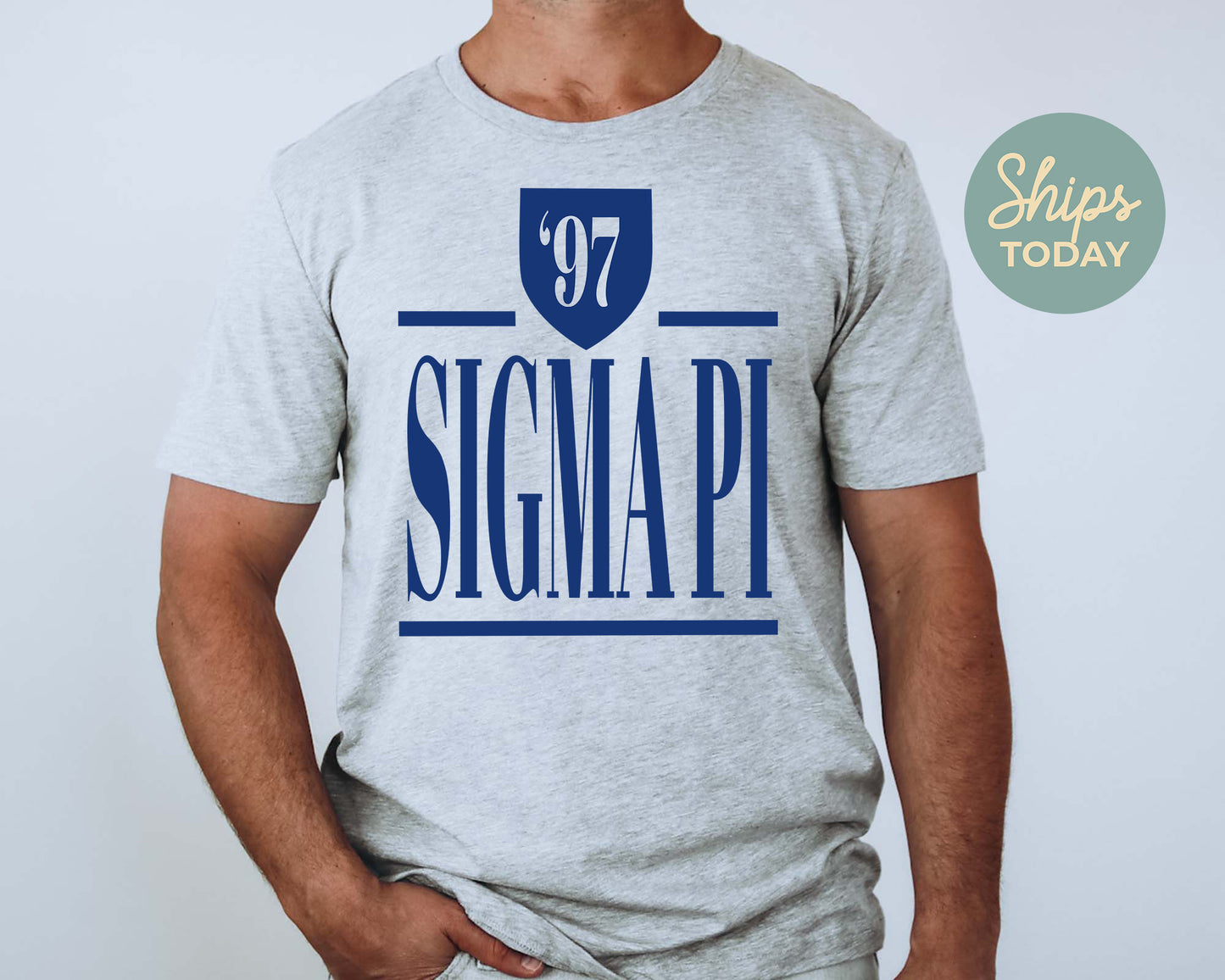 Sigma Pi Shield Fraternity T-shirt _ 1208g