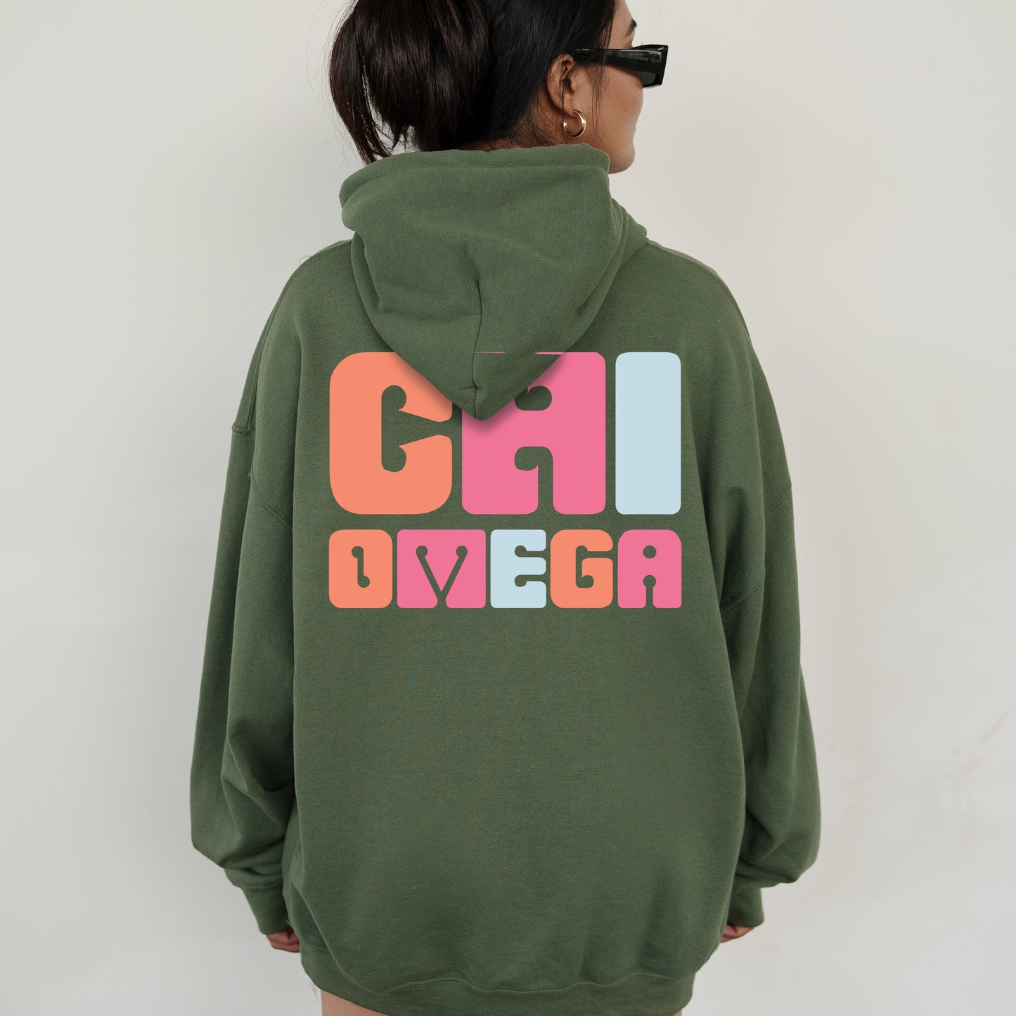 Chi Omega Vibrant Verve Sorority Hoodie _ 32610g