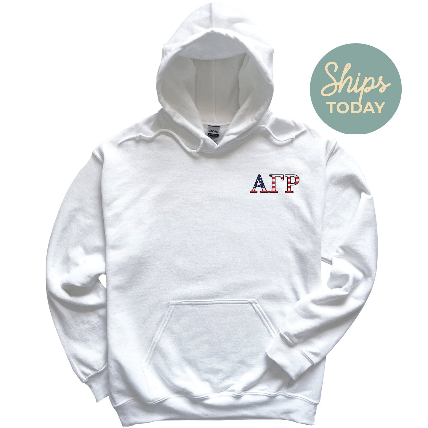 a white hoodie with the words shop today on it