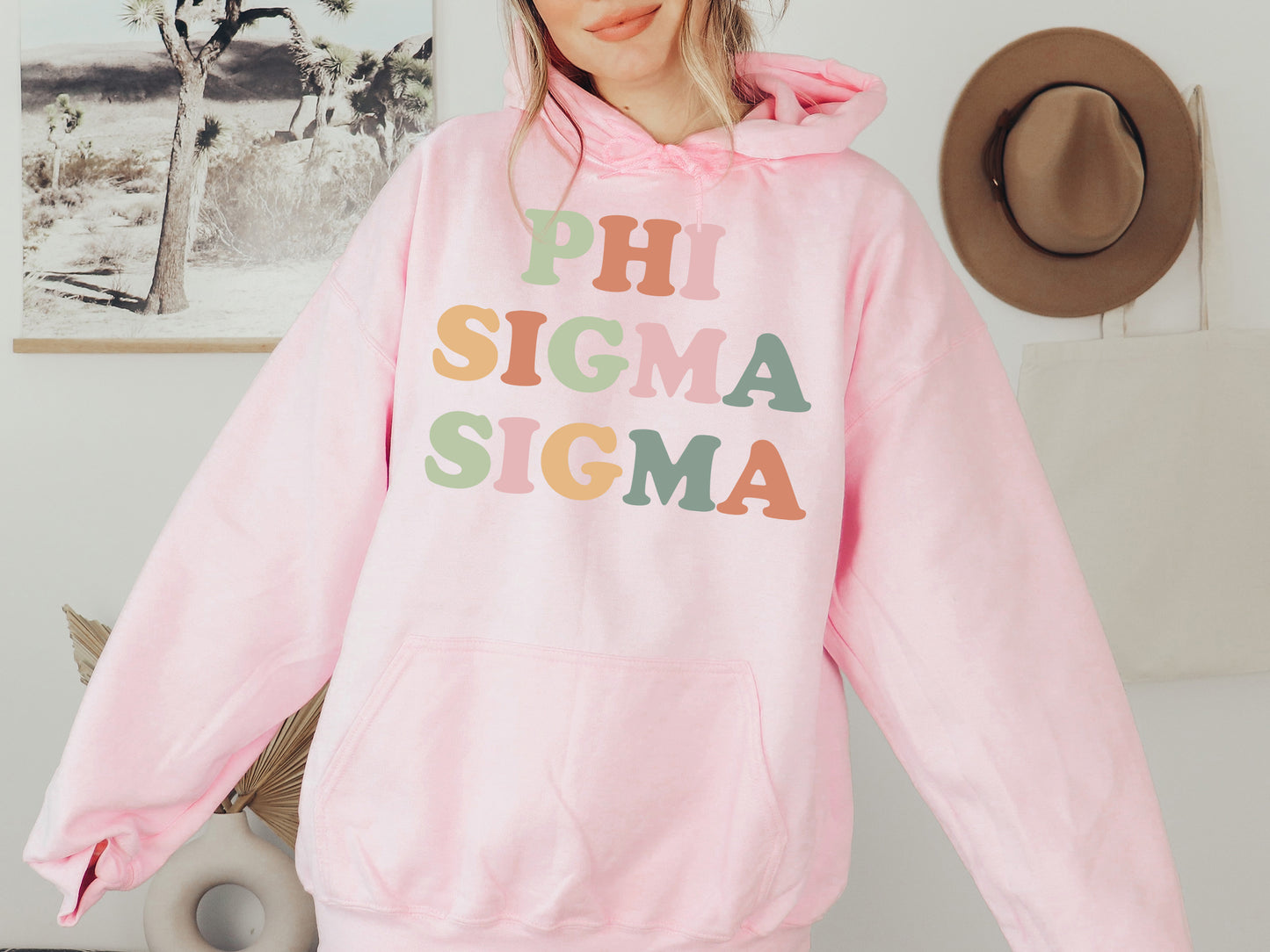 Phi Sigma Sigma Bright and Proud Sorority Hoodie _ 433g