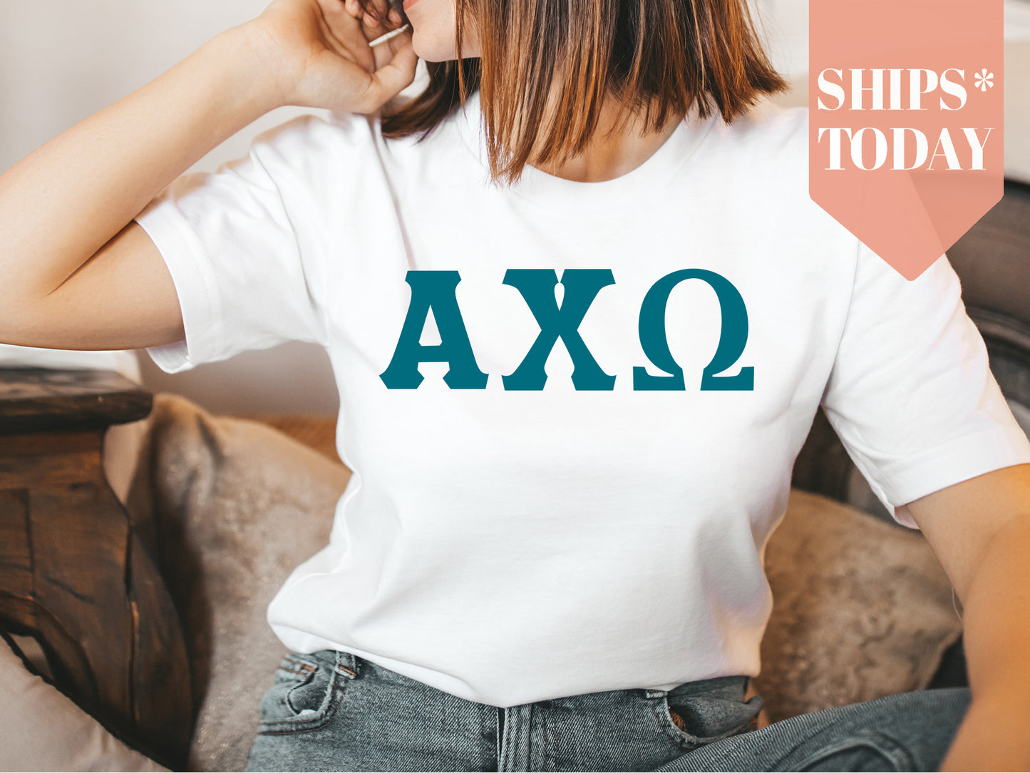 Alpha Chi Omega Back to the Basics Sorority T-shirt 622g